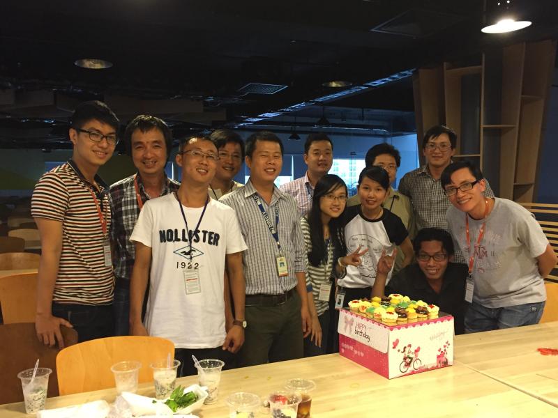 Team member birthday party (Nov 05, 2015)