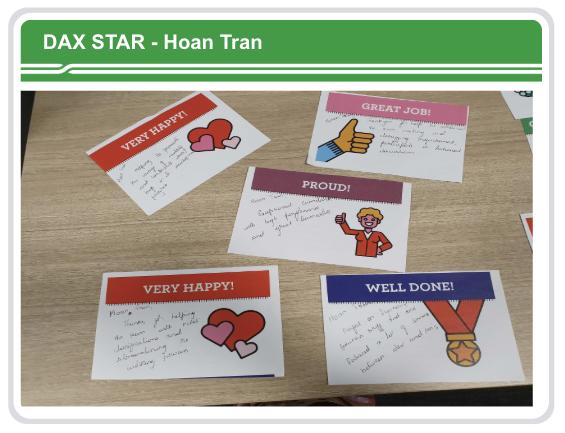 DAX Stars Feedback