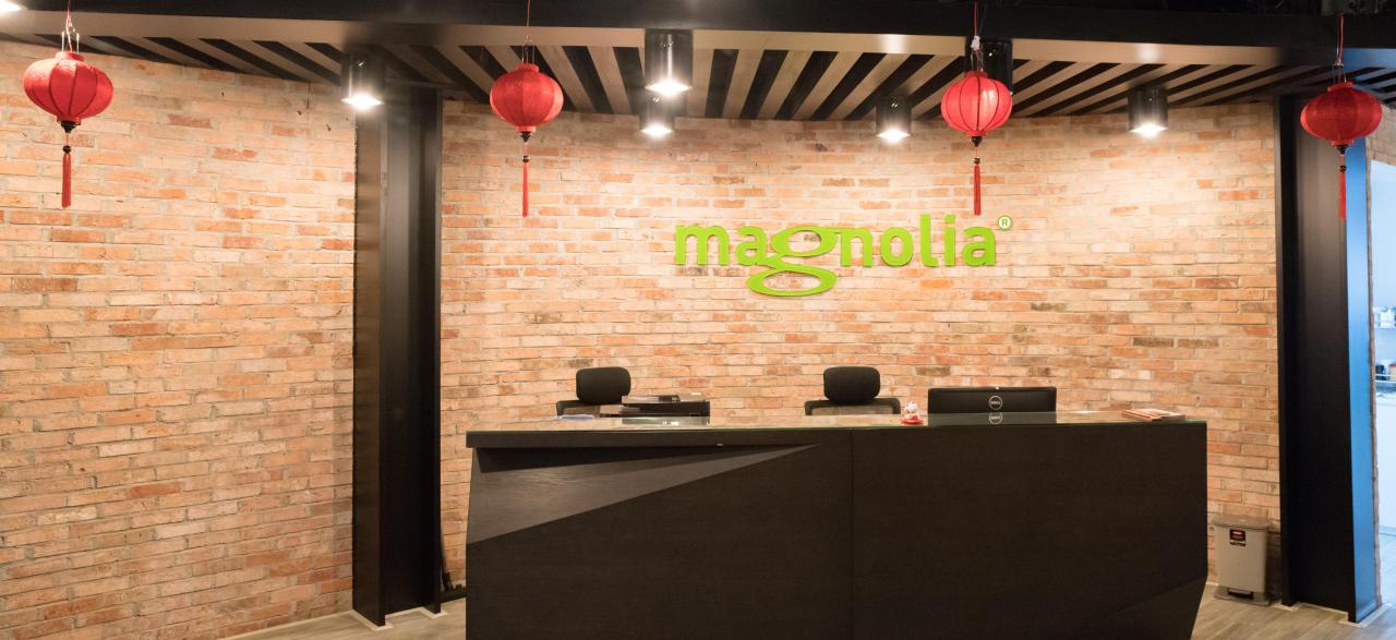 Magnolia office main entrance