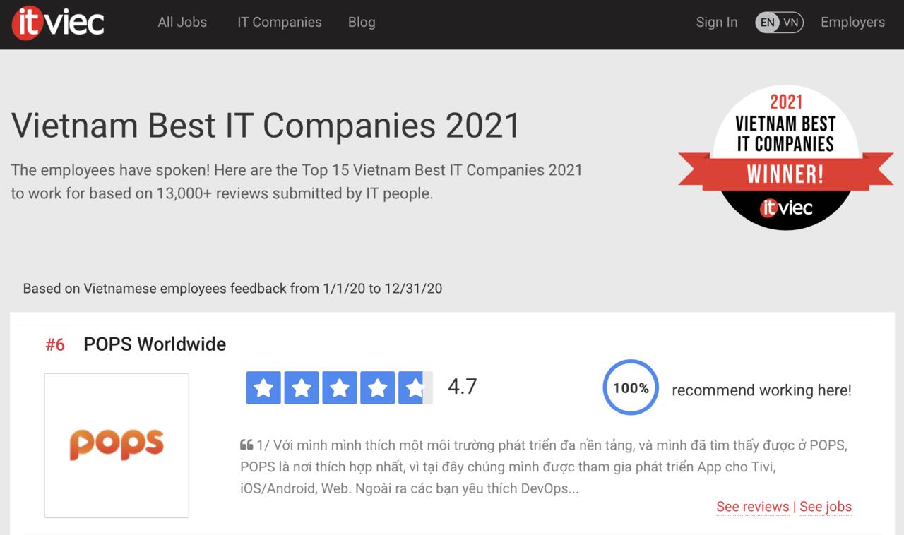 Vietnam Best IT Companies 2021